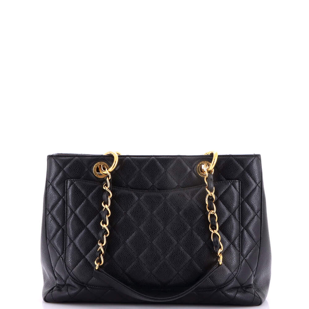 Chanel Grand Shopping Tote Quilted Caviar - Picture 3 of 7